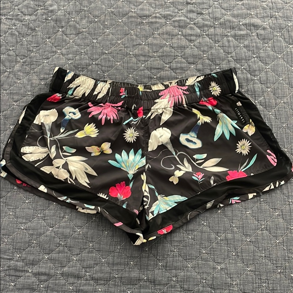 Floral Black SeaFolly Shorts